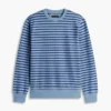 Striped Terry Crewneck Sweatshirt Striped Terry Crewneck Sweatshirt