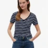 Striped V-Neck Favorite T-Shirt