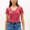 Striped V-Neck Favorite T-Shirt