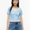 Striped V-Neck Favorite T-Shirt
