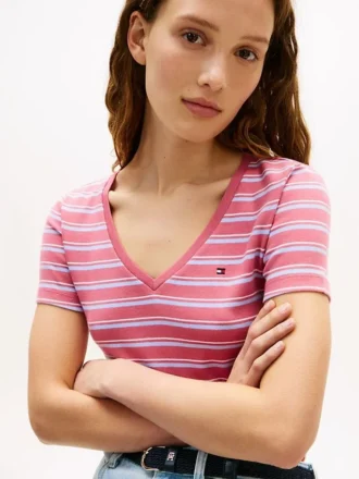 Striped V-Neck Favorite T-Shirt