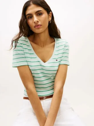 Striped V-Neck Favorite T-Shirt