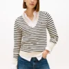 Striped V-Neck Sweater