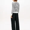 Striped V-Neck Sweater