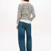 Striped V-Neck Sweater