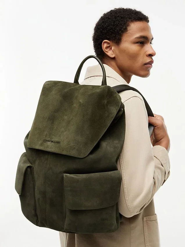 Suede Flap Backpack Suede Flap Backpack