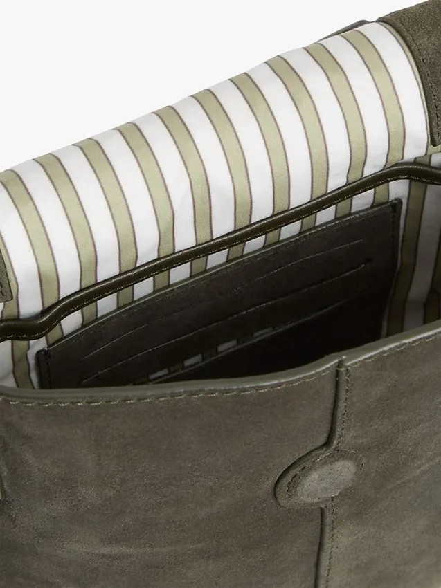 Suede Flap Crossbody Bag Suede Flap Crossbody Bag
