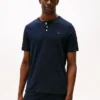 Sueded Jersey Henley Sleep Shirt