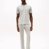 Sueded Jersey Henley Sleep Shirt
