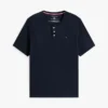 Sueded Jersey Henley Sleep Shirt