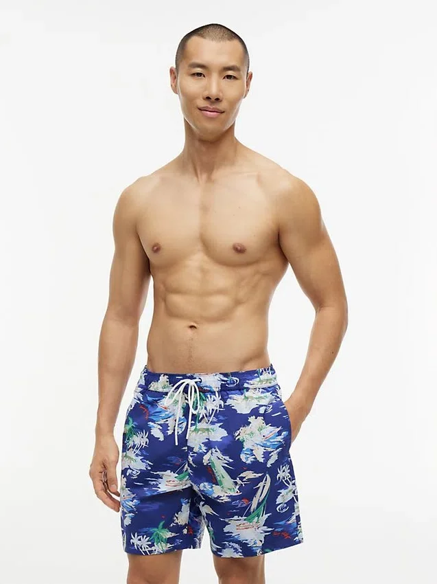 Surf Print 7″ Swim Trunk Surf Print 7″ Swim Trunk