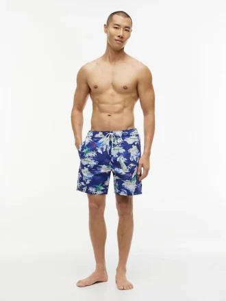 Surf Print 7″ Swim Trunk
