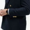 Textured Cotton-Wool Blend Blazer