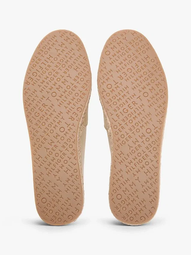 TH Monogram Metallic Leather Espadrille TH Monogram Metallic Leather Espadrille
