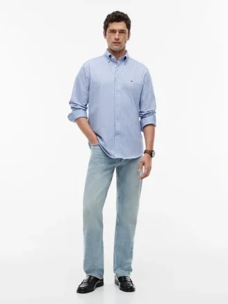 TH Performance Striped Oxford Shirt