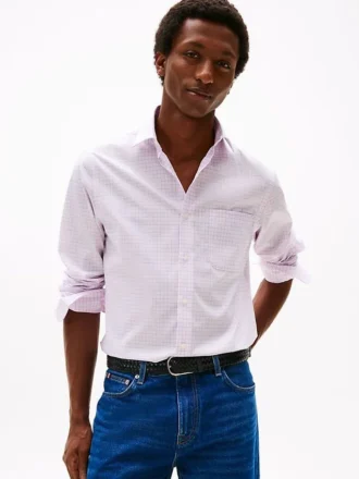 THFlex Regular Fit Check Dress Shirt