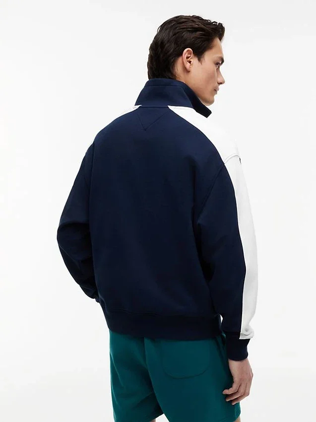 Tommy Jeans Colorblock Quarter-Zip Tommy Jeans Colorblock Quarter-Zip