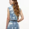 Tommy Jeans Cropped Denim Vest Tommy Jeans Cropped Denim Vest