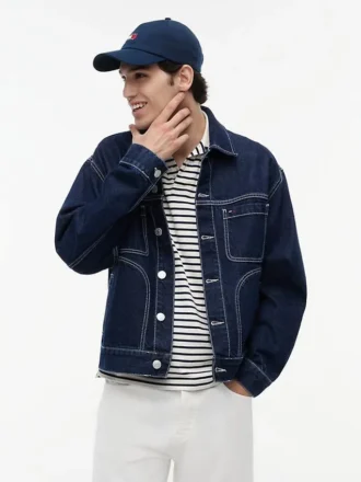 Tommy Jeans Dark Wash Denim Ranch Jacket