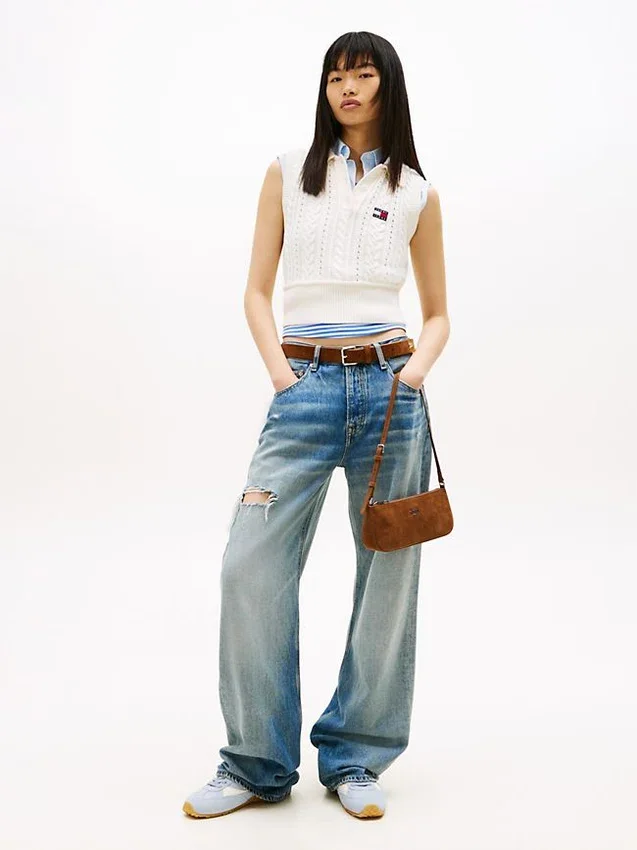 Tommy Jeans Distressed Straight Jean Tommy Jeans Distressed Straight Jean