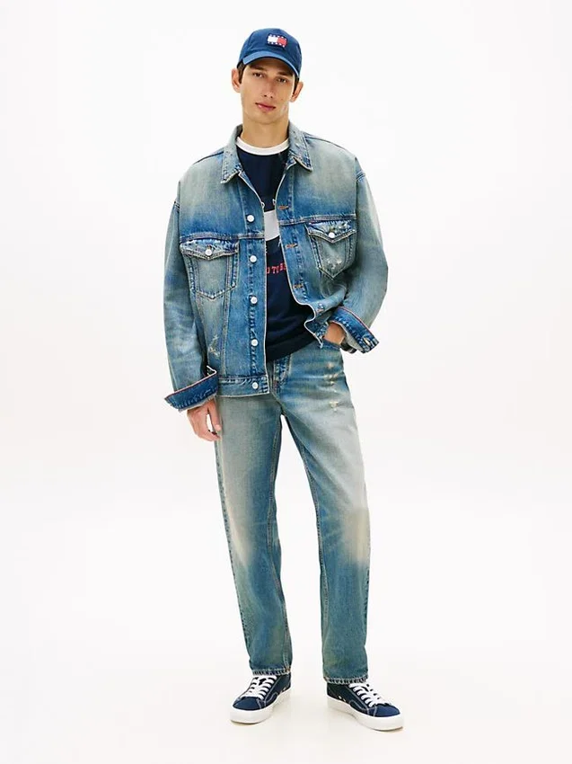 Tommy Jeans Distressed Straight Jean Tommy Jeans Distressed Straight Jean