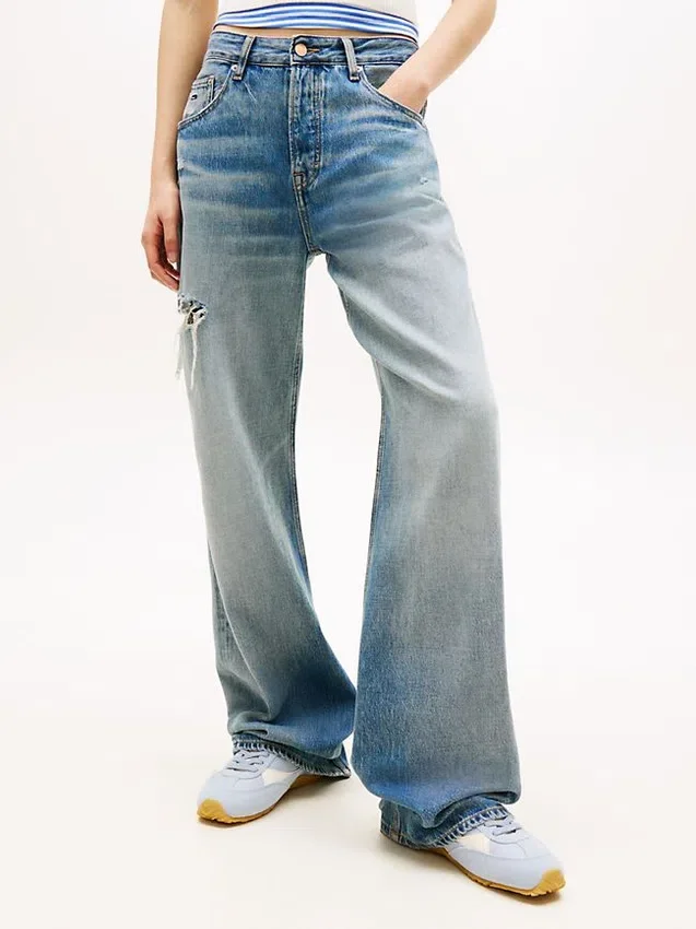 Tommy Jeans Distressed Straight Jean Tommy Jeans Distressed Straight Jean