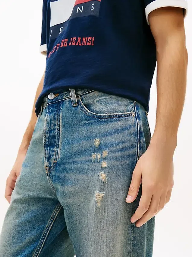Tommy Jeans Distressed Straight Jean Tommy Jeans Distressed Straight Jean