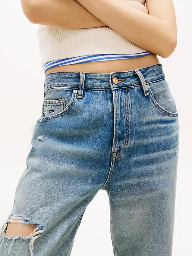 Tommy Jeans Distressed Straight Jean Tommy Jeans Distressed Straight Jean