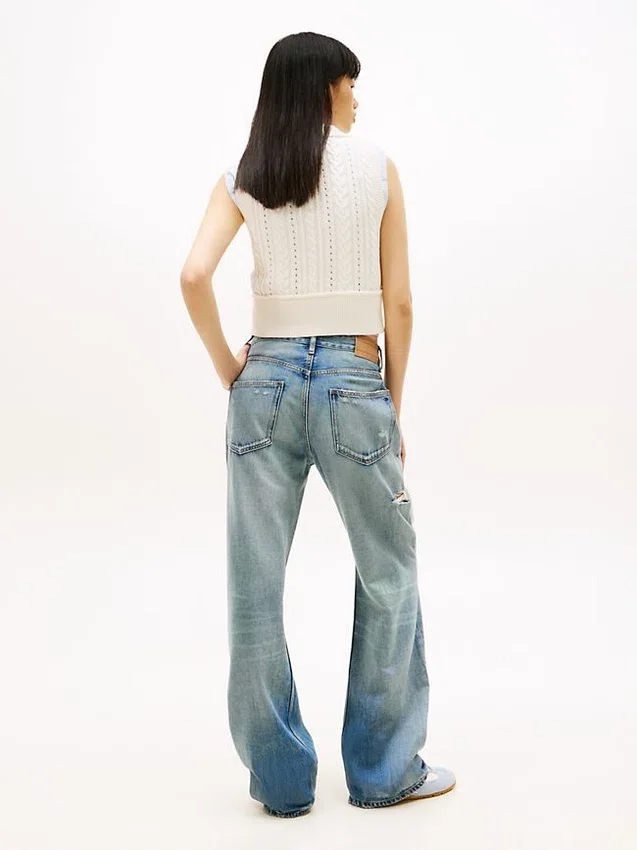 Tommy Jeans Distressed Straight Jean Tommy Jeans Distressed Straight Jean