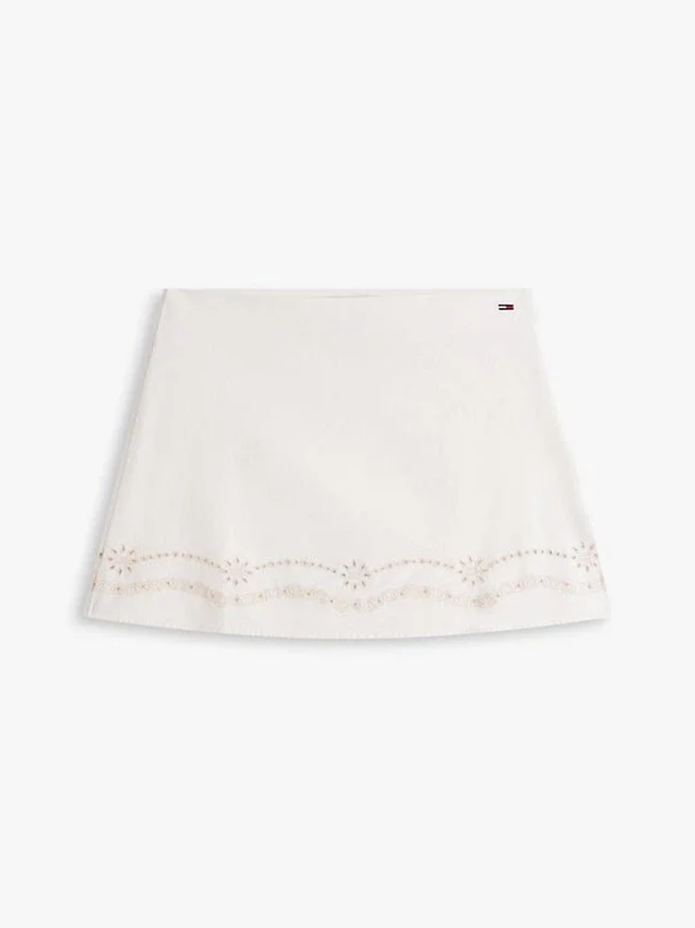 Tommy Jeans Embroidered Mini Skirt Tommy Jeans Embroidered Mini Skirt