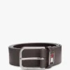 Tommy Jeans Enamel Badge Leather Belt Tommy Jeans Enamel Badge Leather Belt