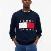 Tommy Jeans Flag Logo Crewneck Sweater