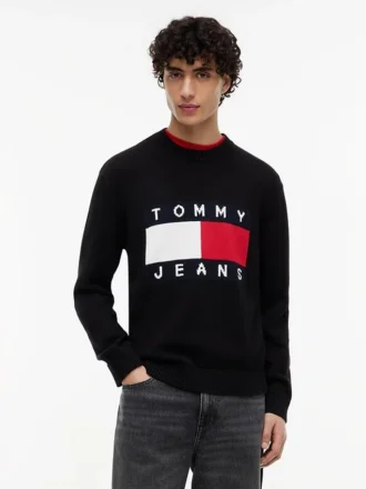 Tommy Jeans Flag Logo Crewneck Sweater