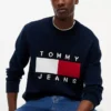 Tommy Jeans Flag Logo Crewneck Sweater