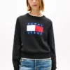Tommy Jeans Flag Logo Tipped Sweater