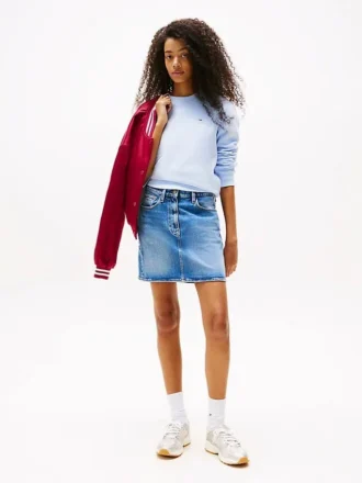 Tommy Jeans High-Rise Denim Mini Skirt