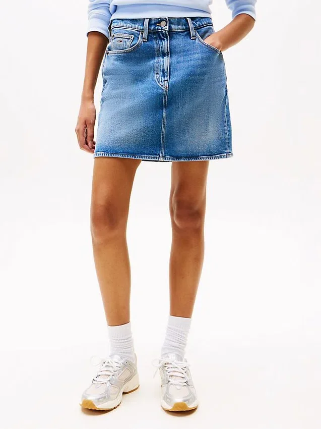 Tommy Jeans High-Rise Denim Mini Skirt Tommy Jeans High-Rise Denim Mini Skirt