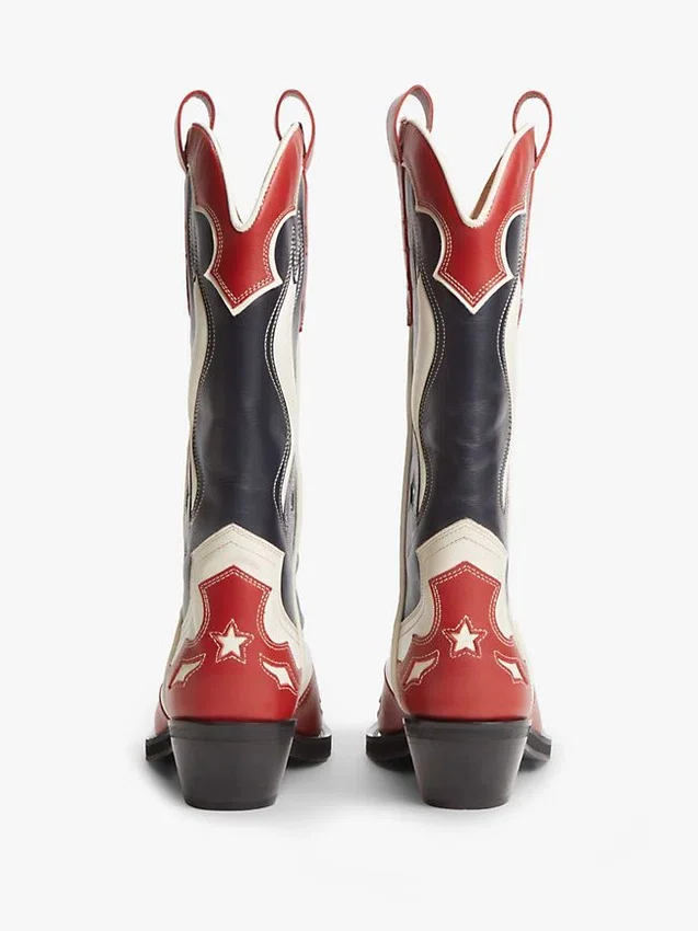 Tommy Jeans Leather Cowboy Boot Tommy Jeans Leather Cowboy Boot