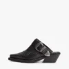 Tommy Jeans Leather Western Mule Tommy Jeans Leather Western Mule