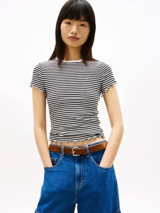Tommy Jeans Lettuce-Trim T-Shirt