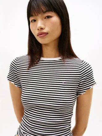 Tommy Jeans Lettuce-Trim T-Shirt