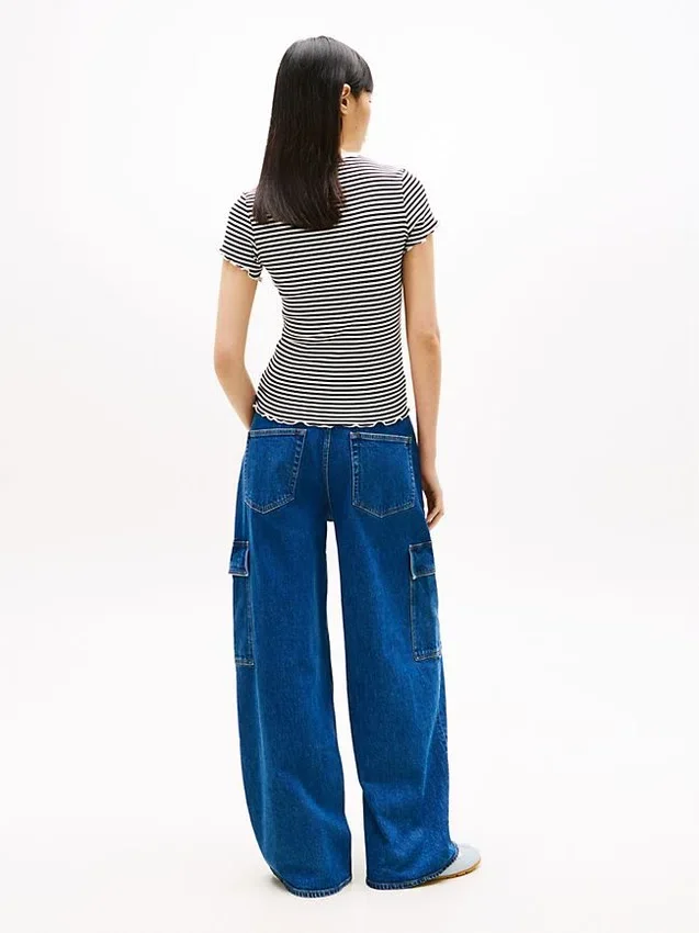 Tommy Jeans Lettuce-Trim T-Shirt Tommy Jeans Lettuce-Trim T-Shirt