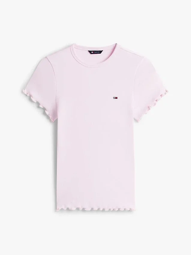 Tommy Jeans Lettuce-Trim T-Shirt Tommy Jeans Lettuce-Trim T-Shirt