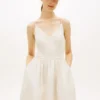 Tommy Jeans Linen-Blend Skater Dress