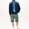 Tommy Jeans Logo Quarter-Zip Sweatshirt