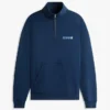 Tommy Jeans Logo Quarter-Zip Sweatshirt