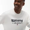 Tommy Jeans Logo Sueded Sweatshirt
