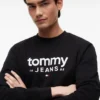 Tommy Jeans Logo Sueded Sweatshirt