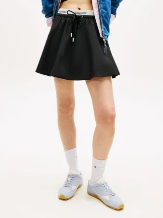 Tommy Jeans Logo Tape Mini Skirt