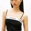 Tommy Jeans Logo Tape Ponte Mini Dress
